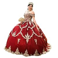2024 V Neck Gold Embellishment Patterned Ball Gown Quinceanera Prom Evening Dresses Homecoming Cocktail