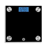 Weight Watchers Scales by Conair Scale for Body Weight, Digital Bathroom Scale in Black