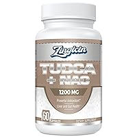 TUDCA with NAC Supplement 1200mg - 60 Capsules,Powerful TUDCA Bile Salt Plus N-Acetyl-Cysteine,Antioxidant Supplements for Liver,Digestion