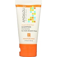 Andalou Naturals Shampoo Argan Oil & Shea, 1.69 Fl Oz