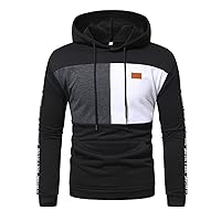 Mens Hoodies,Plus Size Full Zip Casual Jacket Solid Fashion Long Sleeve Sweatshirt Trendy 2024 Top Sweatshirts