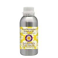 Deve Herbes Pure Wormwood Essential Oil (Artemisia Absinthium) Steam Distilled 1250ml (42 oz)