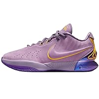 Lebron XXI Basketball Shoes (FV2345-500, Violet Dust/Purple Cosmos/University Gold) Size 14