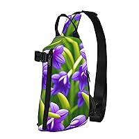 Hyacinth Crossbody Backpack, Multifunctional Shoulder Bag With Straps, Hiking And Fitness Bag, Size 12.6 X 7 X 6.7 Inches