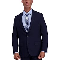 HAGGAR Mens Premium Slim Fit Solid and Heathered Suit Separate Jackets