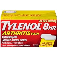 Tylenol 8 Hour Arthritis Pain Reliever Fever Reducer Extended Release Caplet, 225 Count