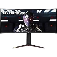 LG 34GN850-B 34-Inch UltraGear Curved QHD 3440x1440 IPS 144Hz HDR G-SYNC Compatible Gaming Monitor with Gaming-Focused Features (Renewed)