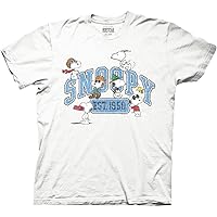 Ripple Junction Peanuts Vintage Snoopy Est 1950 Adult Cartoon T-Shirt Officially Licensed