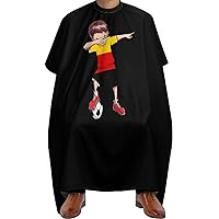 Dabbing Football Germany Soccer Barber Cape for Adults Professional Salon Hair Cutting Cape Hairdresser Apron