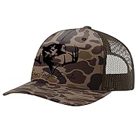 Heritage Pride Deer Hunting Fishing Duck Hunt Mens Embroidered Mesh Back Trucker Hat