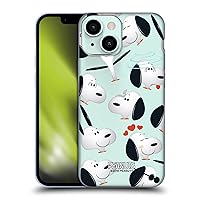 Head Case Designs Officially Licensed Peanuts Snoopy Character Patterns Soft Gel Case Compatible with Apple iPhone 13 Mini
