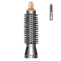 Small Round Volumizing Brush for Dyson Airwrap Attachments Smaller Round Brush Attachment for Dyson Air Wrap Styler, Fluff up and Volumize for Styling (Gold)