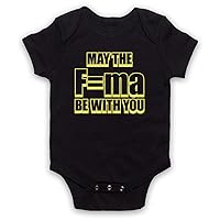 Unisex-Babys' May The Force Be with You Physics Baby Grow