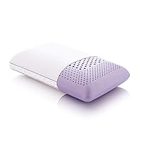 MALOUF Zoned Dough Memory Foam Infused with Real Lavender-Natural Oil Aromatherapy Pillow Spray Included, King