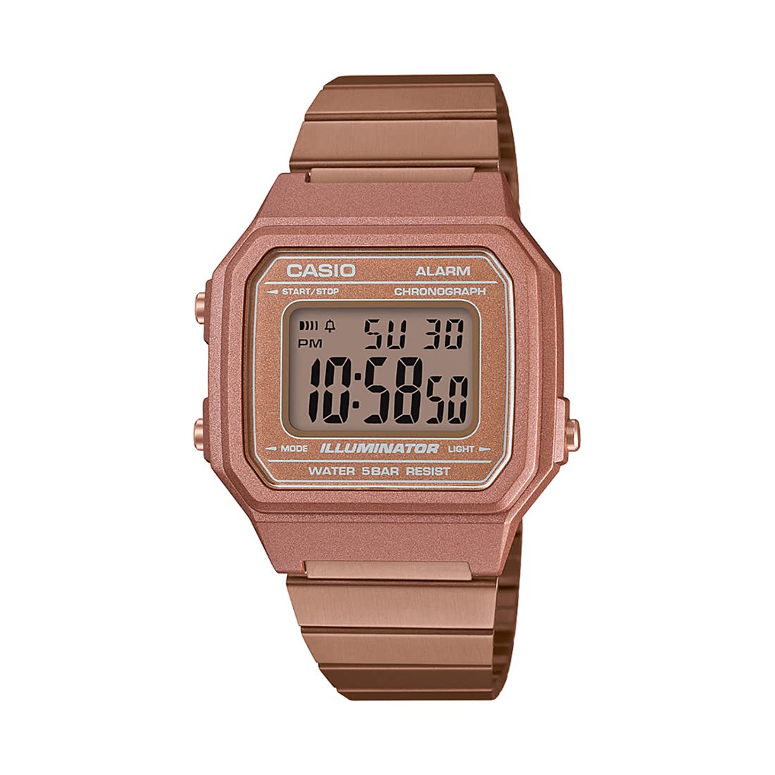 Casio Unisex Adult Digital Quartz Watch with Stainless Steel Strap 4549526169342