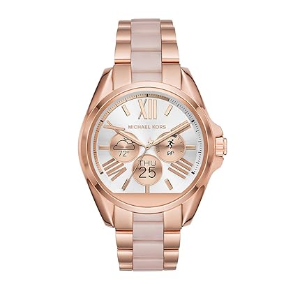 Michael Kors Access, Women's Smartwatch, Bradshaw Rose Gold-Tone and Blush Stainless Steel, MKT5013