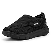 FitVille Diabetic Shoes for Women Extra Wide Width Walking Shoes Slip-On Orthopedic Shoes for Swollen Feet Foot Pain Relief - EasyTop Wings V2