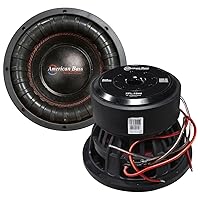 American Bass XFL-1044 10-inch Competition Car Subwoofer 1500 Watt RMS / 3000 Watt Max Dual Voice Coil 4 Ohm Impedance 3