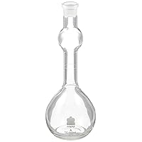 Kimble Chase KIMAX 623010-0150 Borosilicate Glass Volumetric Flask, 150 ml Capacity