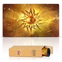 Plains Ethereal Mana (Stitched) - MTG Playmat - Compatible with Magic The Gathering Playmat - Play MTG, YuGiOh, TCG - Original Play Mat Art Designs & Accessories