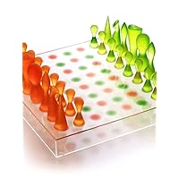 Karim Rashid Orange & Green Chess Set by bozart