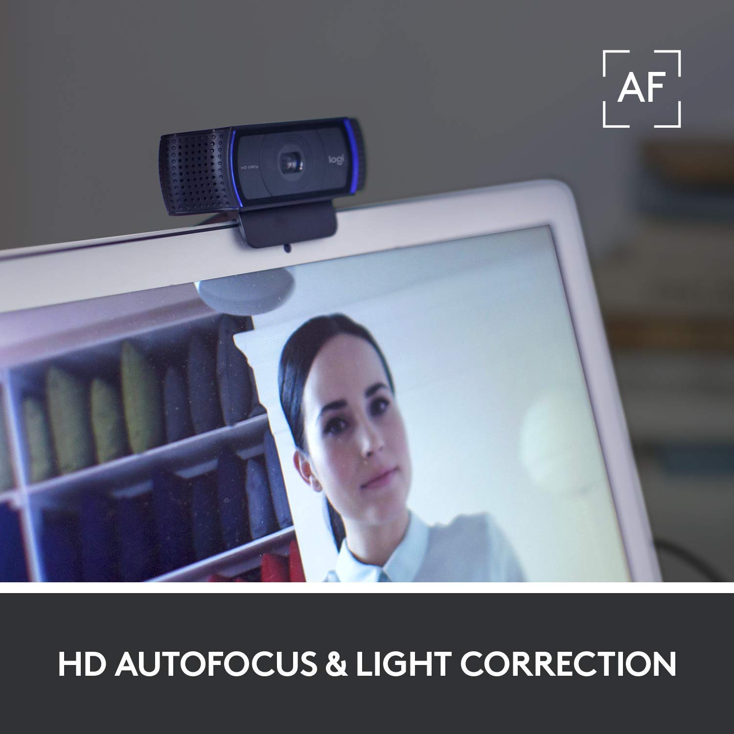 Logitech HD Pro Webcam C920, 1080p Widescreen Video Calling and Recording-(Renewed)