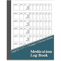Medication Log Book: 52-Week Daily Personal Medication Administration Planner & Record Log Book