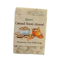 Paine's Oatmeal Honey Almond Premium Goat Milk Soap 4.5 oz bar Maine made all natural