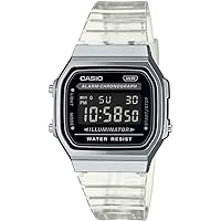 Casio Digital Black Dial Unisex's Watch-A168XES-1BDF, Black, Classic