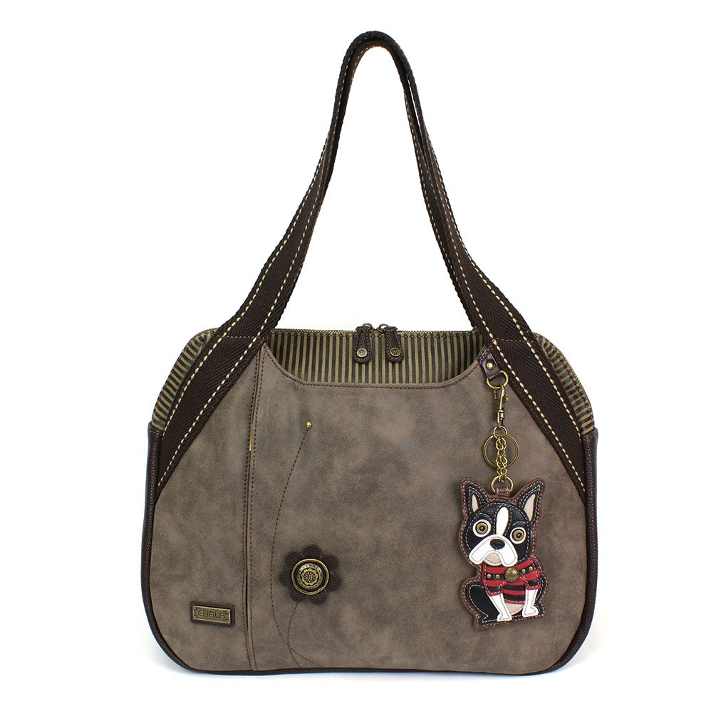 CHALA Handbags Large Bowling Tote Bag- Pet Lover's Collection