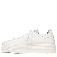 Sam Edelman Women's Pippy Sneaker, White Leather, 6.5