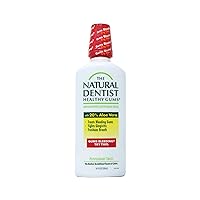 Natural Dentist Healthy Gums Antigingivitis Mouthwash in Peppermint Twist - for when you see pink in your sink