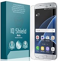 IQShield Matte Screen Protector Compatible with Samsung Galaxy S7 Edge Anti-Glare Anti-Bubble TPU Film