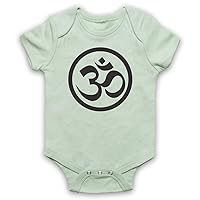 Unisex-Babys' Hindu Symbol OM Baby Grow