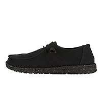 Hey Dude Women's Wendy Canvas Mono | Women's Shoes | Women's Slip-on Loafers | Comfortable & Light-Weight