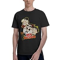 Marx Brothers T Shirt Mens Classic Tee Summer Round Neck Short Sleeve Tshirt