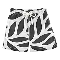 Geometric Tiles Striped Boys Swim Trunks Swim Board Shorts Bathing Suit Pool Essentials