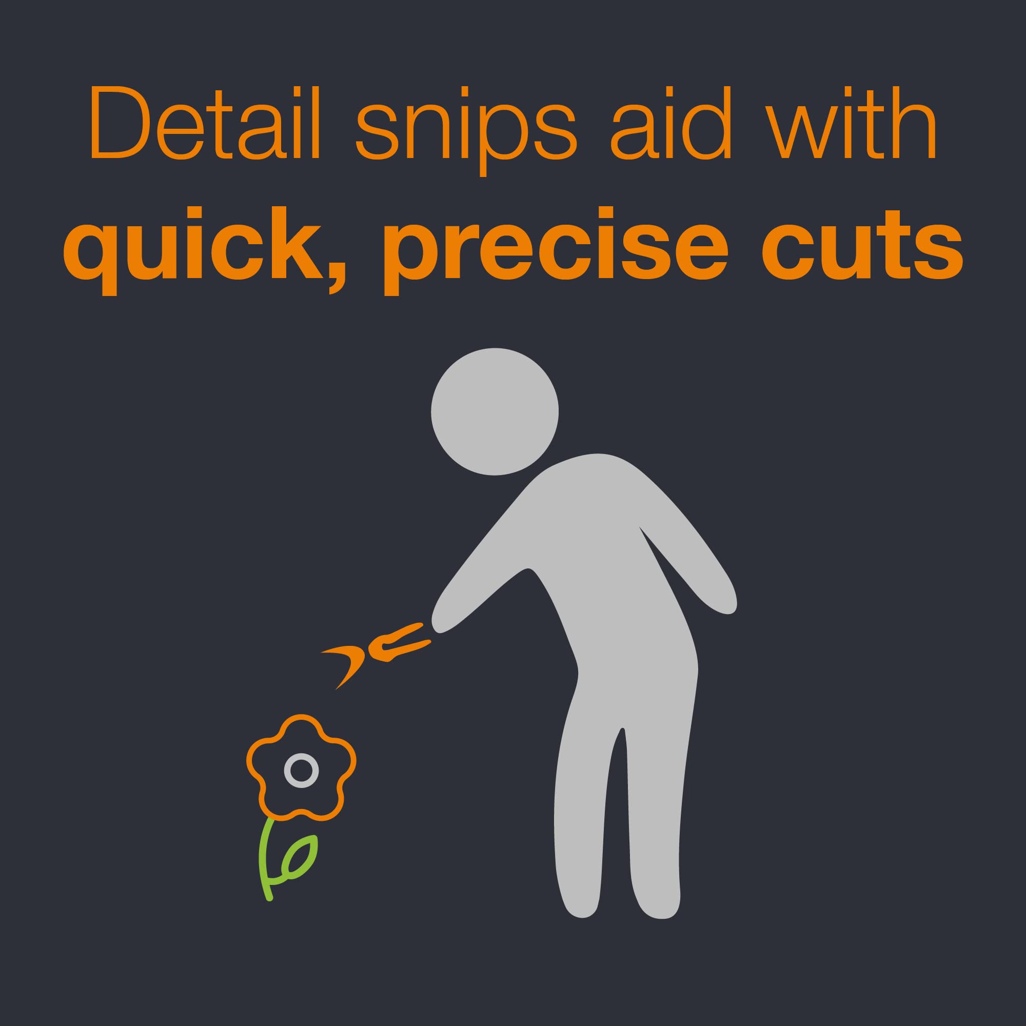 Fiskars Micro-Tip Pruning Snips - 6