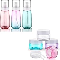 Travel Spray Bottle Travel Jars Containers Cream Jars for Toiletries