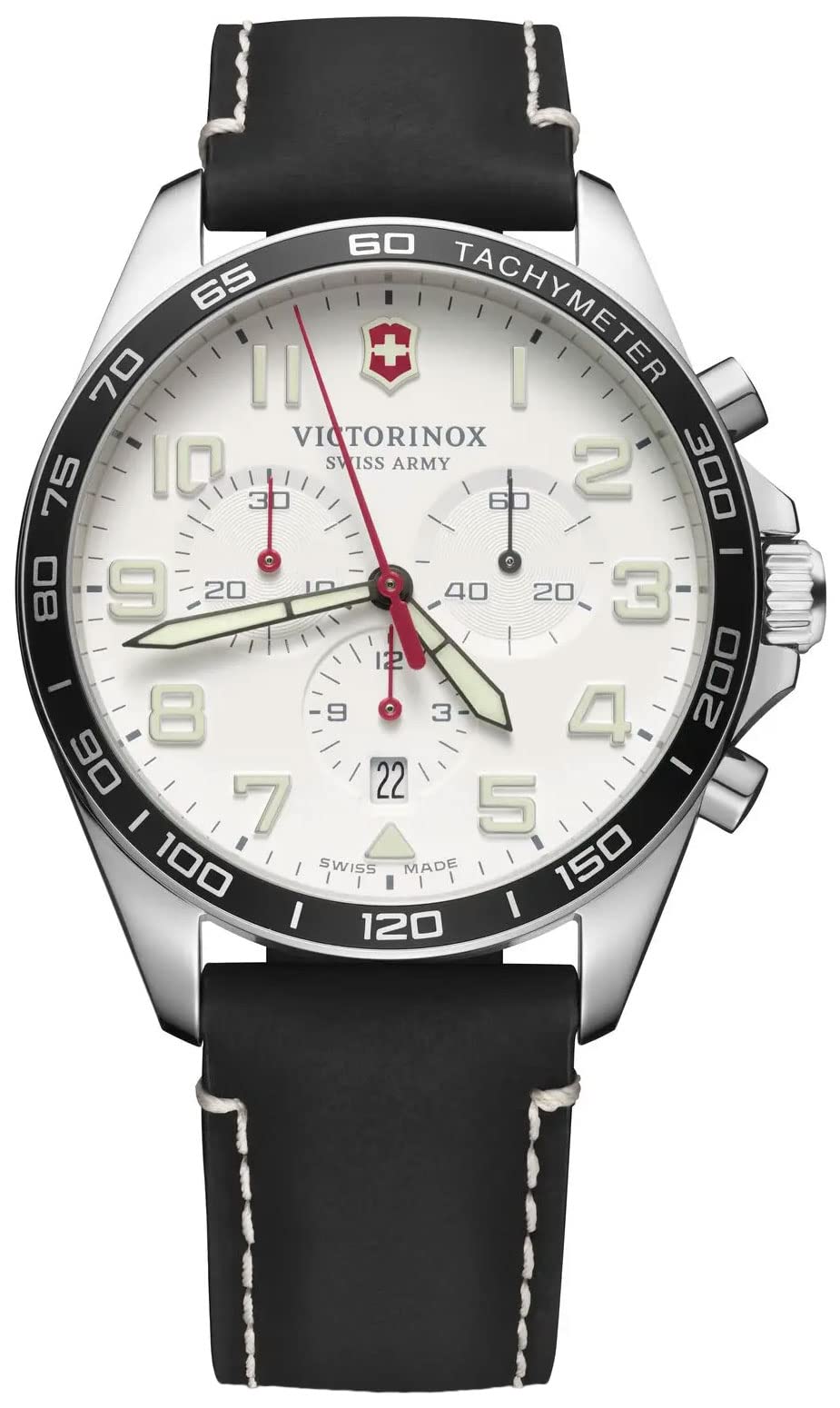 Victorinox Swiss Army 241853 Men's Fieldforce White Dial Chrono Watch