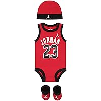 Nike unisex-baby Jordan Jumpman Bodysuit Beanie Set