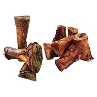 K9 Connoisseur Single Ingredient Dog Bones Made in USA for Large Breed Aggressive Chewers Natural Long Lasting Meaty Mammoth Marrow Bundled with Natural Marrow Filled Dynamo Bone Chew Treats
