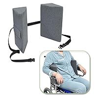 Lateral Support for Wheelchair Side Guards Wheelchair Lateral Support Cushion Posture Foam Wedge Pillows Contoured Wheelchair Cushion Side Padding for Seniors Better Posture with Strap