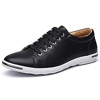 Mens Oxford Dress Casual Shoes Comfort Lace Up Fashion Sneaker Black Blue Red Tan White