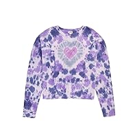 Splendid Girls' Aurora Hearts Pullover Sweatshirt