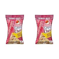 Simply Chex, Strawberry Yogurt Snack Mix, 14 oz Bag (Pack of 2)