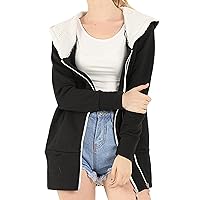 Women's Casual Zip Up Hoodies Lightweight Long Tunic Sweatshirts Jackets Fashion Plus Size Hoodie With Pockets