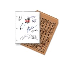 The Big Bang Theory TV Show Autographed Signed Reprint Art Poster Collectible Print - 8.5x11 Script - Jim Parsons, Johnny Galecki, Kunal Nayyer, Simon Helberg, Kaley Cuoco, Melissa Rauch