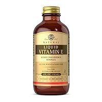 SOLGAR Liquid Vitamin E (Without Dropper) - 4 fl oz - Mixed Tocopherol Complex - Non-GMO, Vegan, Kosher, Gluten Free, Dairy Free - 94 Servings