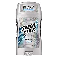 Speed Stick Power Antiperspirant Deodorant for Men, Ultimate Sport - 3 Ounce (Pack of 1), Multi